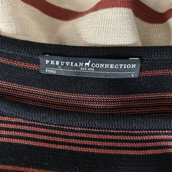 Striped Multicolor Long Sleeve Dress - Picture 5 of 6